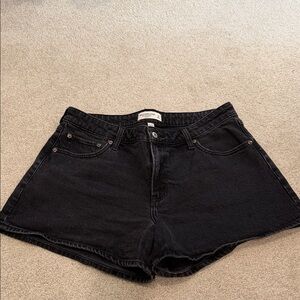 Abercrombie and fitch The A-line short Curve love black